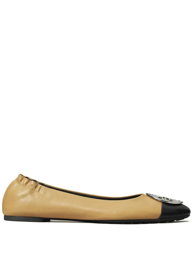 Tory Burch Tory Burch クレア キャップトゥ バレエシューズ - ブラックの商品画像