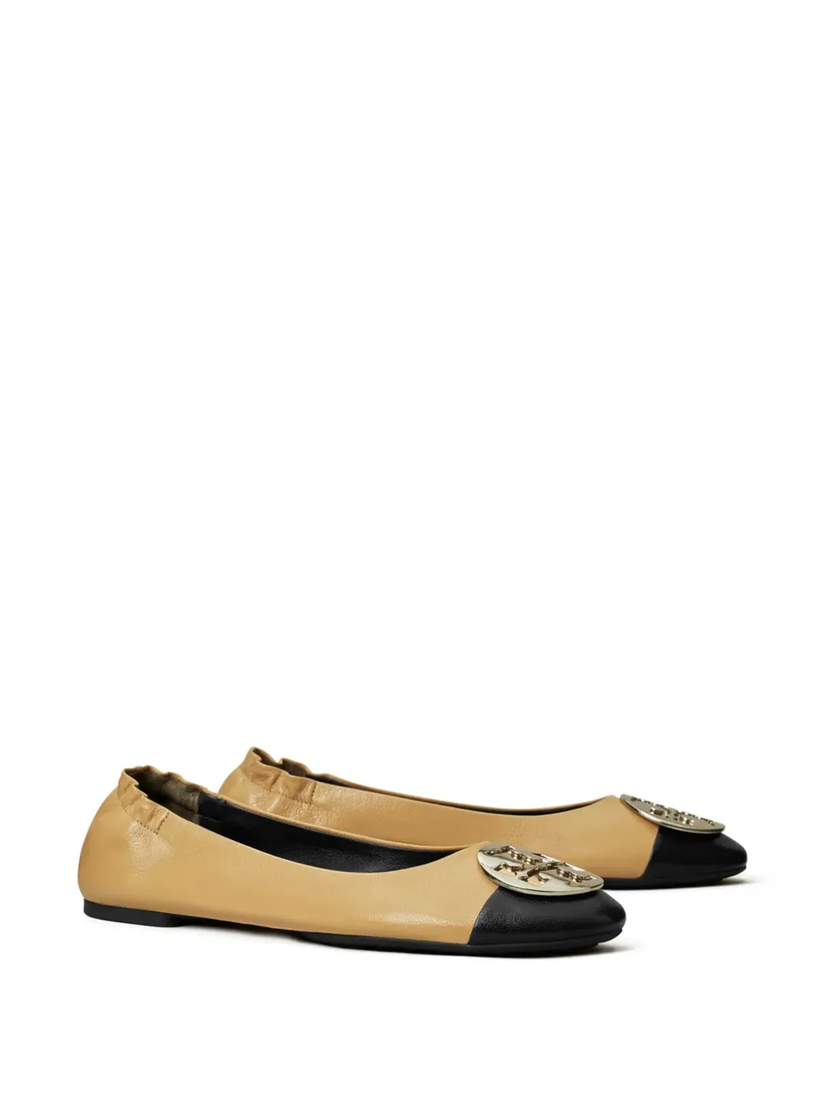 Tory Burch クレア キャップトゥ バレエシューズ - ブラック - 画像2