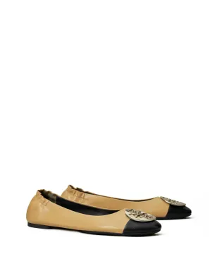 Tory Burch クレア キャップトゥ バレエシューズ - ブラック - サムネイル2