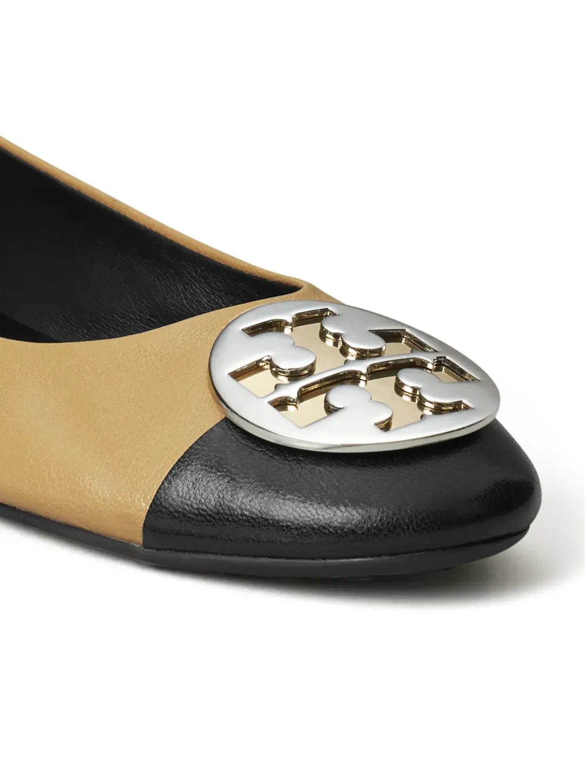 Tory Burch クレア キャップトゥ バレエシューズ - ブラック - 画像4