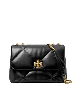 Tory Burch Kira ダイヤモンドキルト コンバーチブル ショルダーバッグ ブラック - サムネイル1