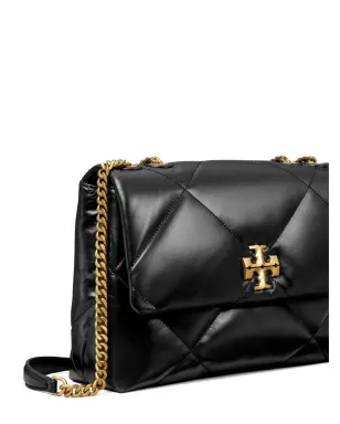 Tory Burch Kira ダイヤモンドキルト コンバーチブル ショルダーバッグ ブラック - サムネイル4