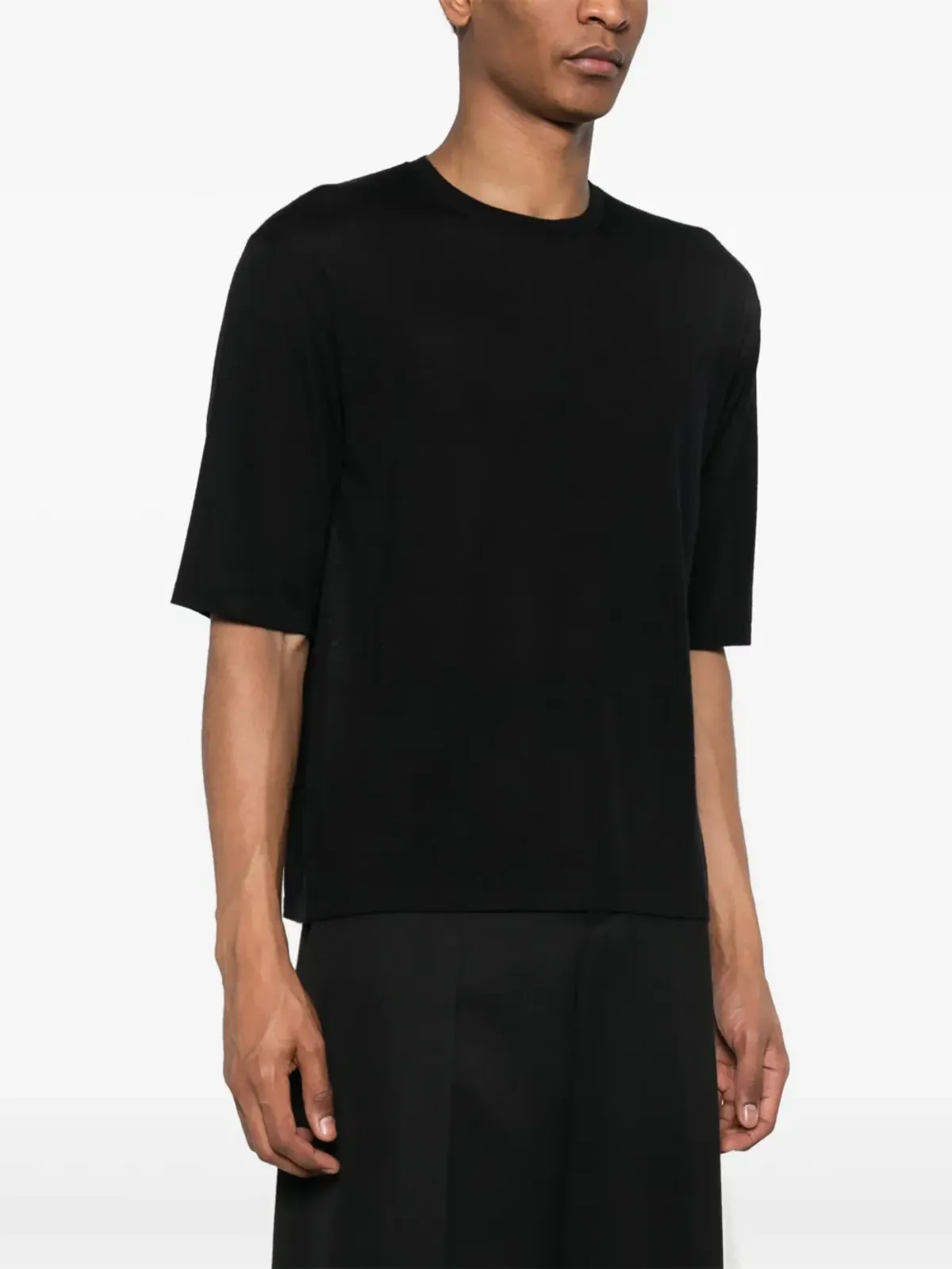 Saint Laurent ストレートヘム ニットTシャツ - 画像3