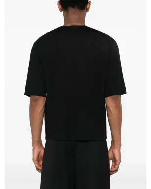 Saint Laurent ストレートヘム ニットTシャツ - サムネイル4