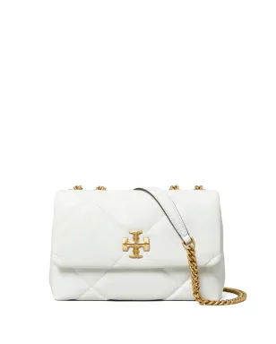 Tory Burch 小さめ キラ ダイヤモンドキルティング コンバーチブルショルダーバッグ - ホワイト - サムネイル1