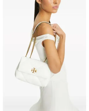Tory Burch 小さめ キラ ダイヤモンドキルティング コンバーチブルショルダーバッグ - ホワイト - サムネイル2