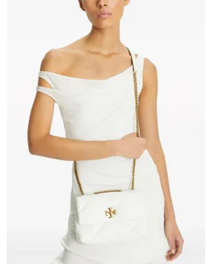 Tory Burch 小さめ キラ ダイヤモンドキルティング コンバーチブルショルダーバッグ - ホワイト - サムネイル3