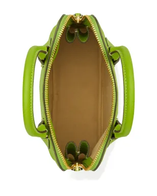 Tory Burch ミニ スイング レザー サッチェル - グリーン - サムネイル5