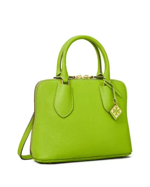 Tory Burch ミニ スイング レザー サッチェル - グリーン - サムネイル4