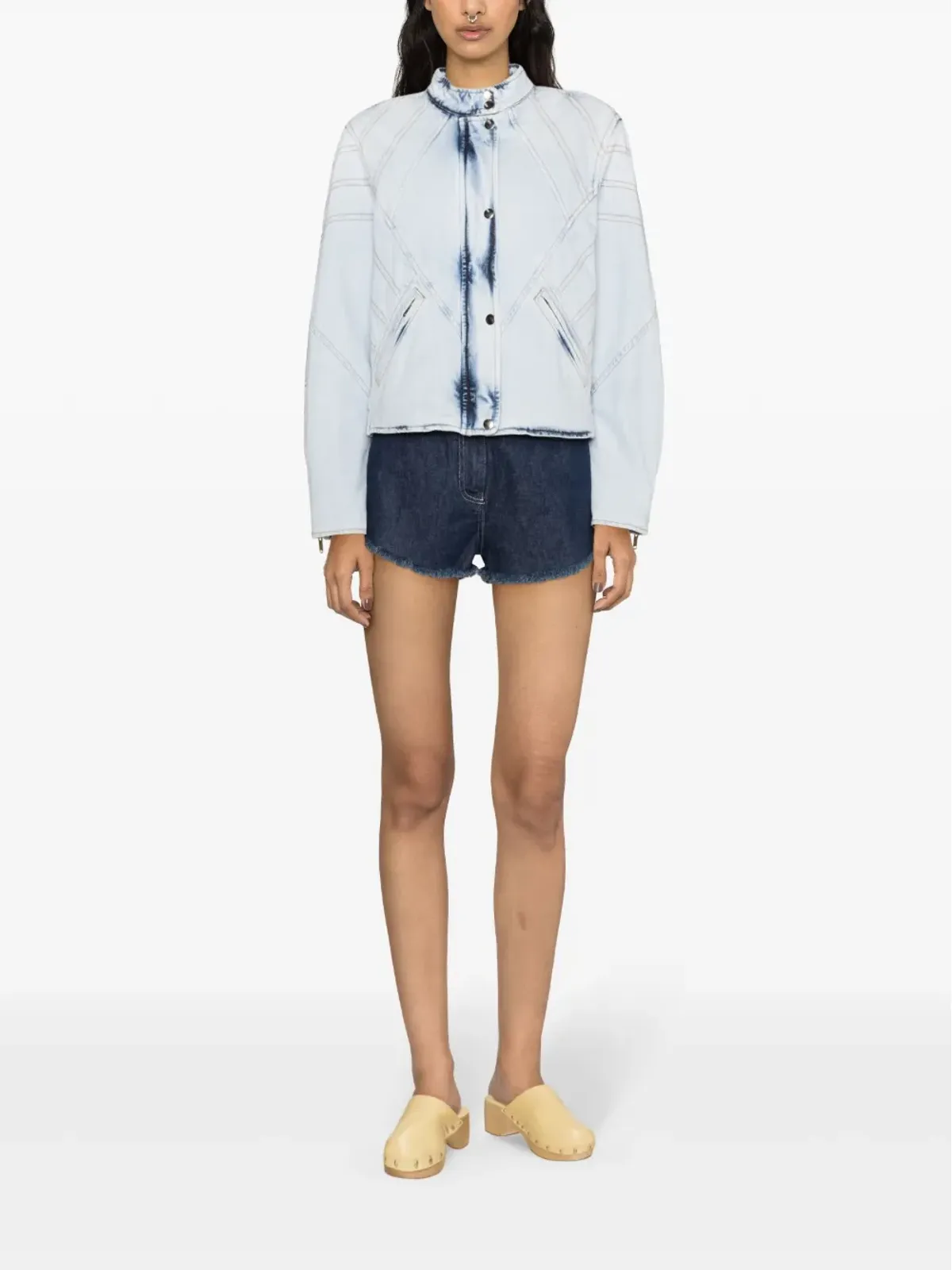ISABEL MARANT チャディ パディド デニムジャケット - ブルー - 画像2