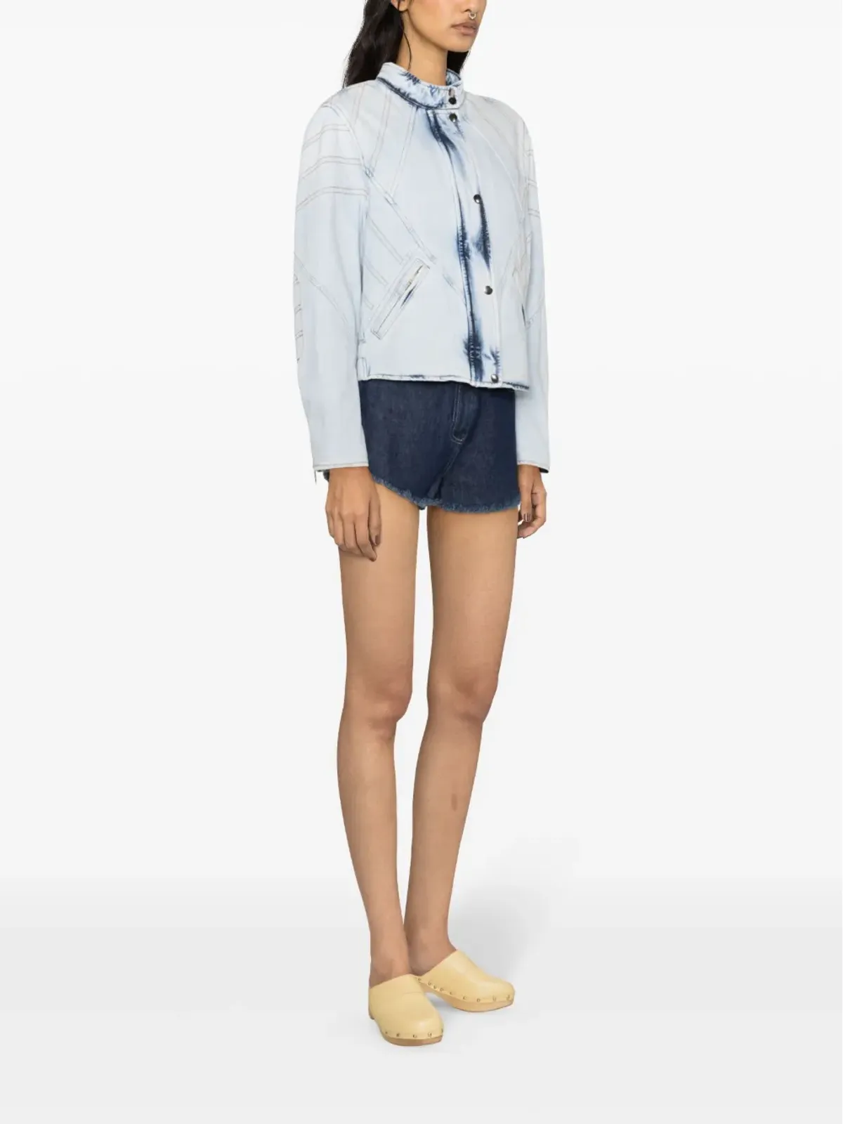 ISABEL MARANT チャディ パディド デニムジャケット - ブルー - 画像3