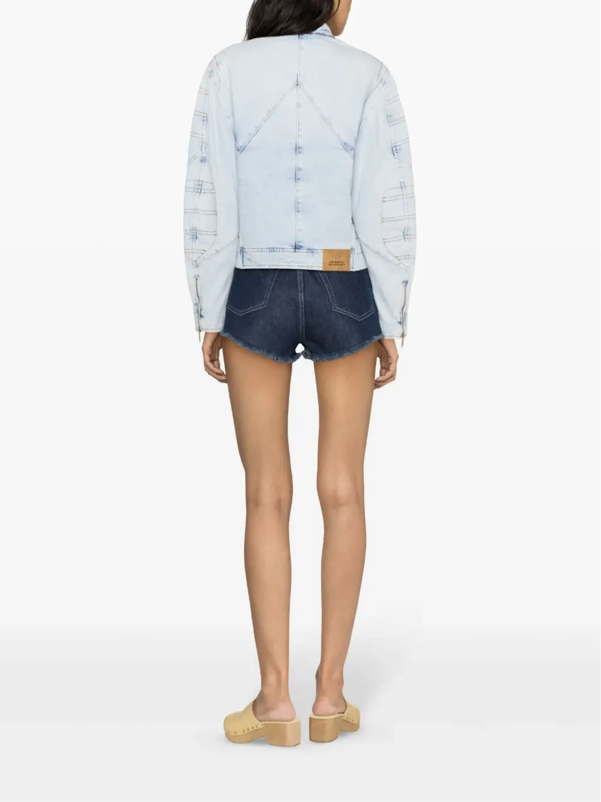 ISABEL MARANT チャディ パディド デニムジャケット - ブルー - 画像4