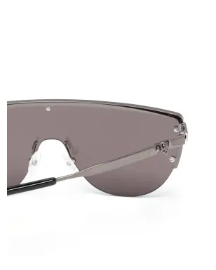 Alexander McQueen Eyewear スカルスタッズ・シールドフレーム サングラス - サムネイル3