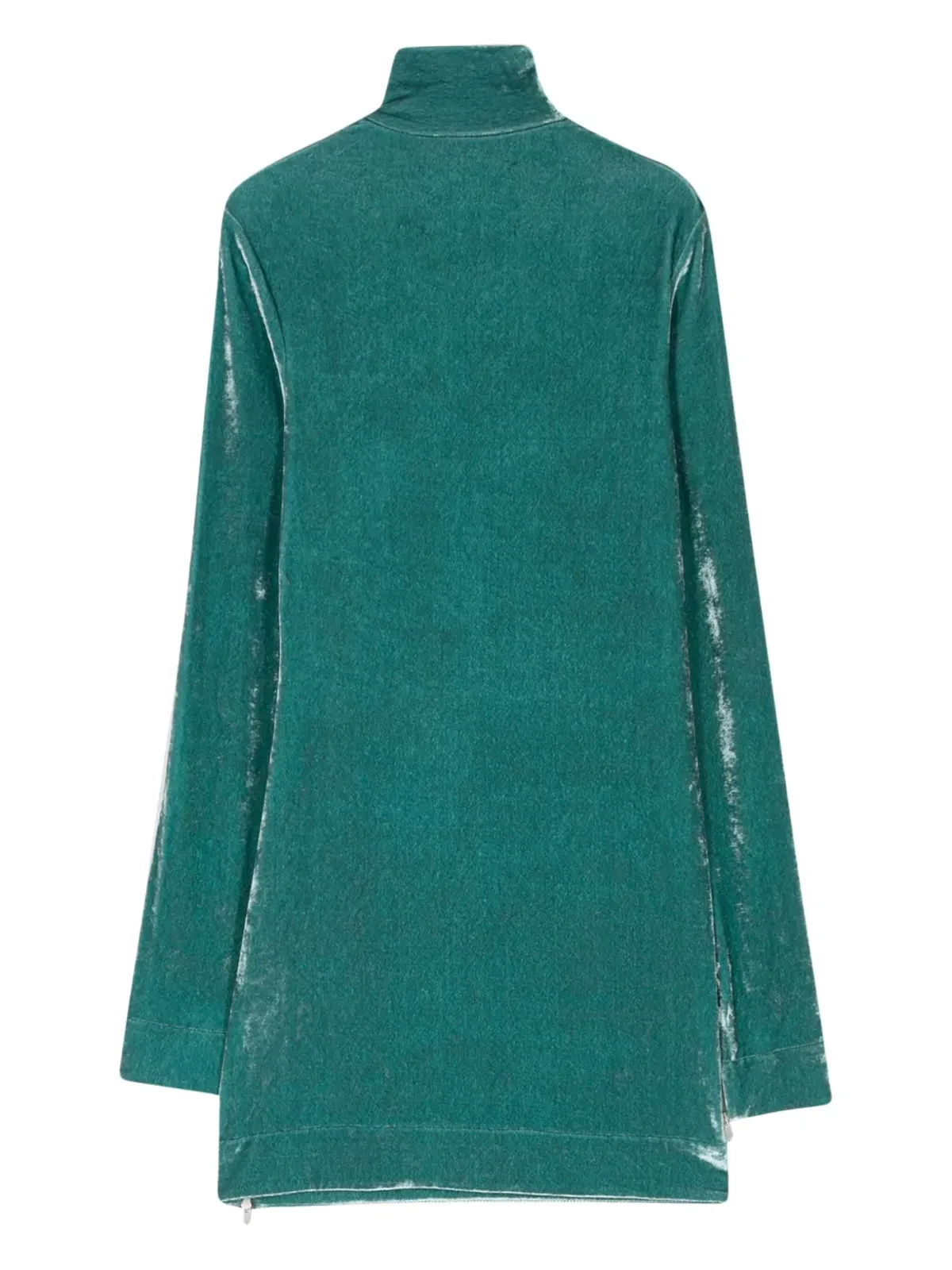 Jil Sander クラッシュドベルベット トップス ブルー - 画像2