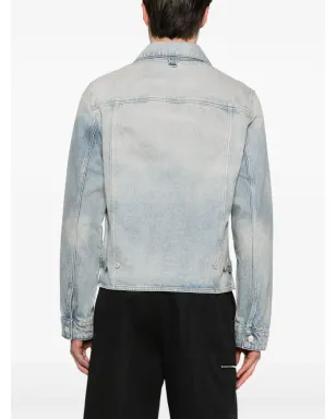 Courrèges デニムジャケット ボタンアップ ブルー - サムネイル4