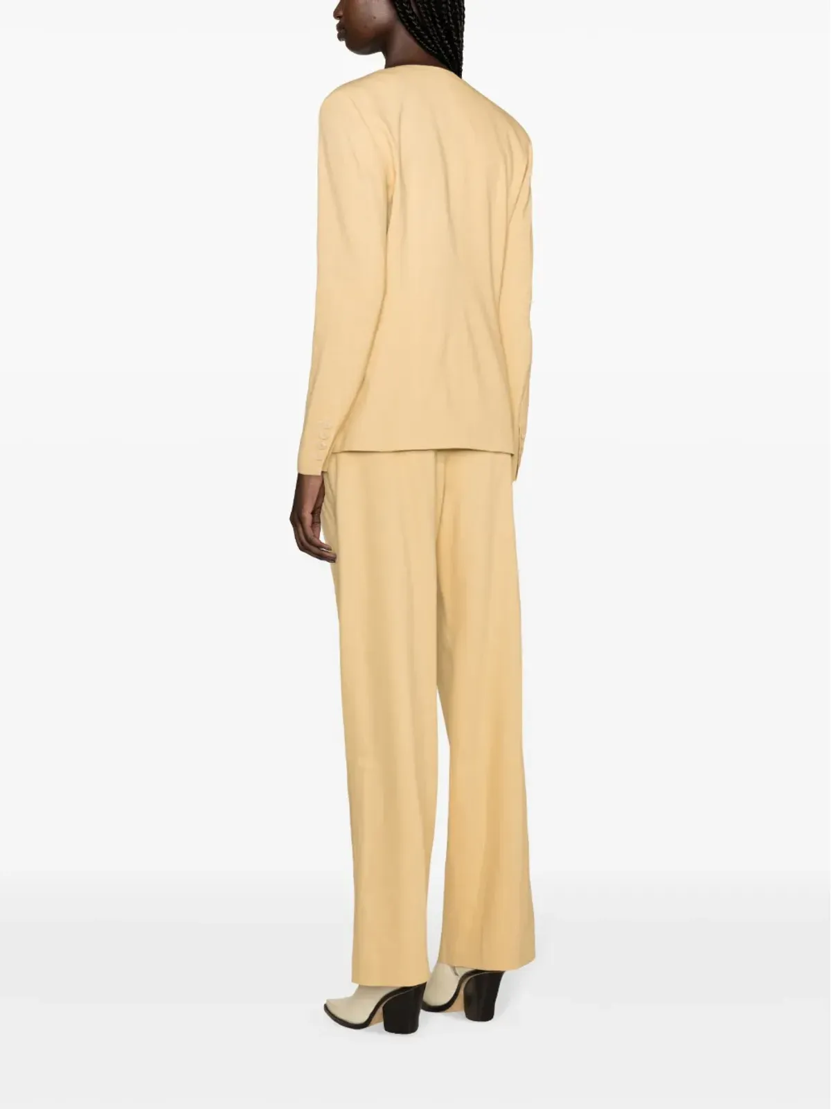 ISABEL MARANT Manzil シングルブレスト ブレザー イエロー - 画像4