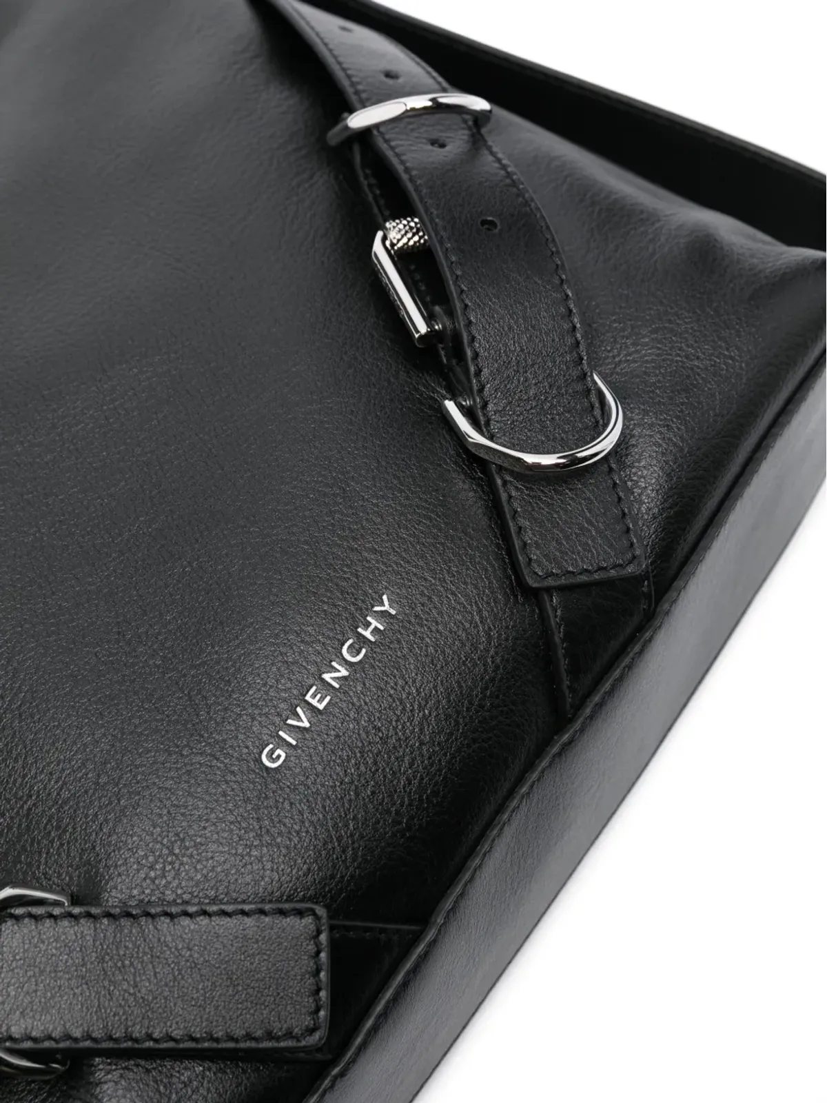 Givenchy Voyou レザー メッセンジャー バッグ - 画像4