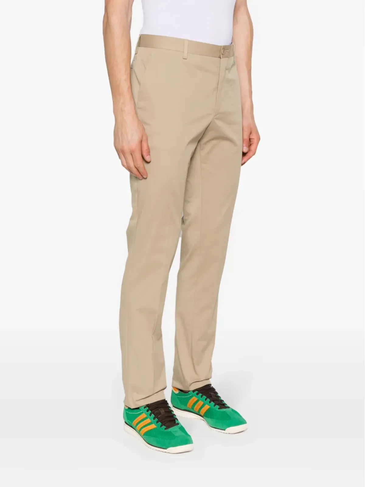 ETRO テーパード テーラードパンツ ブラウン - 画像3
