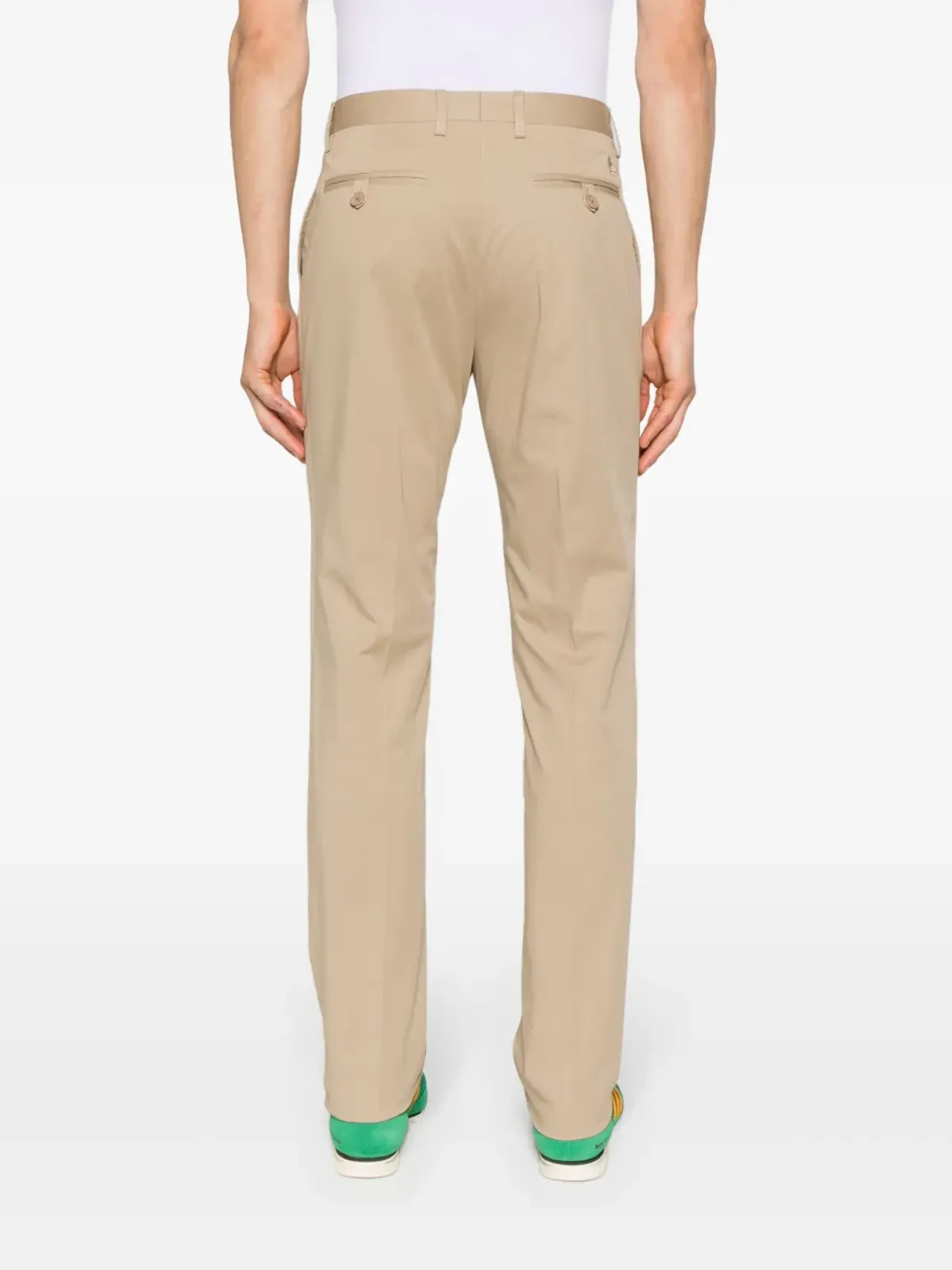 ETRO テーパード テーラードパンツ ブラウン - 画像4
