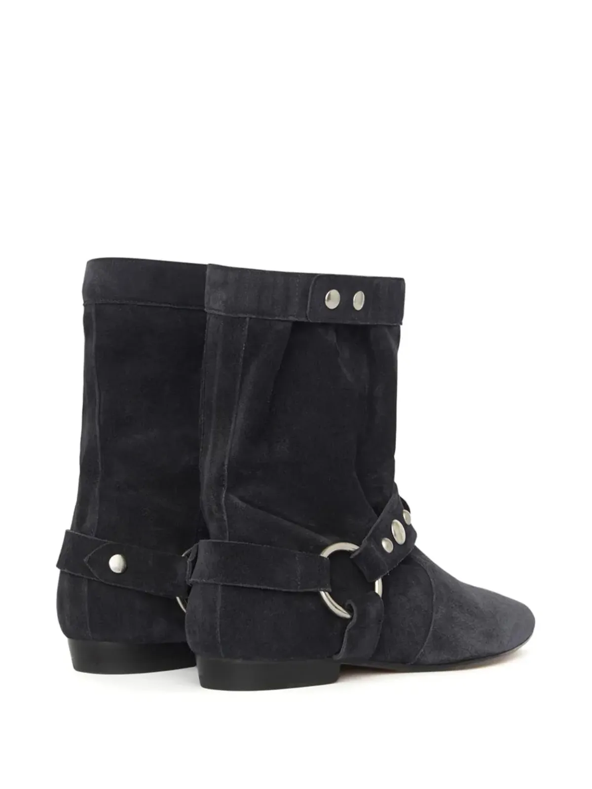 ISABEL MARANT Stania スタッズ付きスエードブーツ - ブラック - 画像3