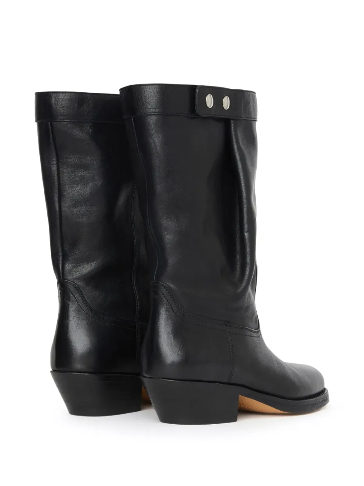 ISABEL MARANT アデメ レザー ブーツ - ブラック - 画像3