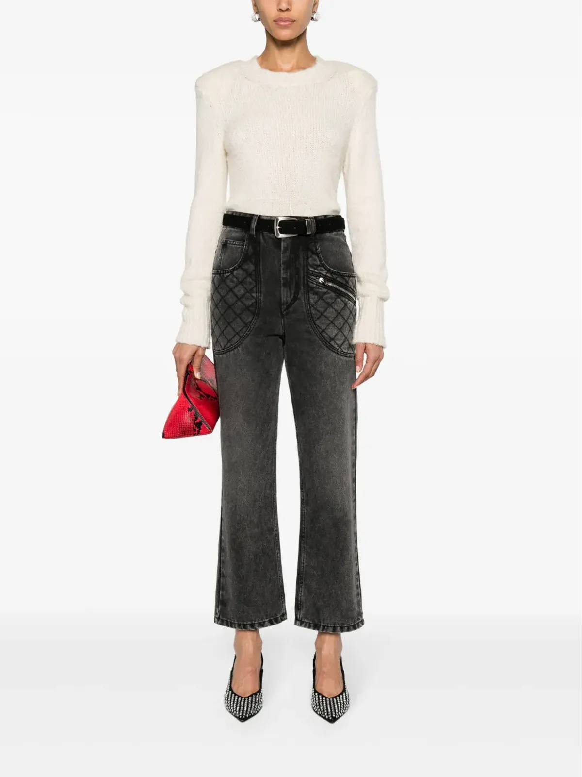 ISABEL MARANT カロ チャンキー ニット セーター - ニュートラルカラー - 画像2