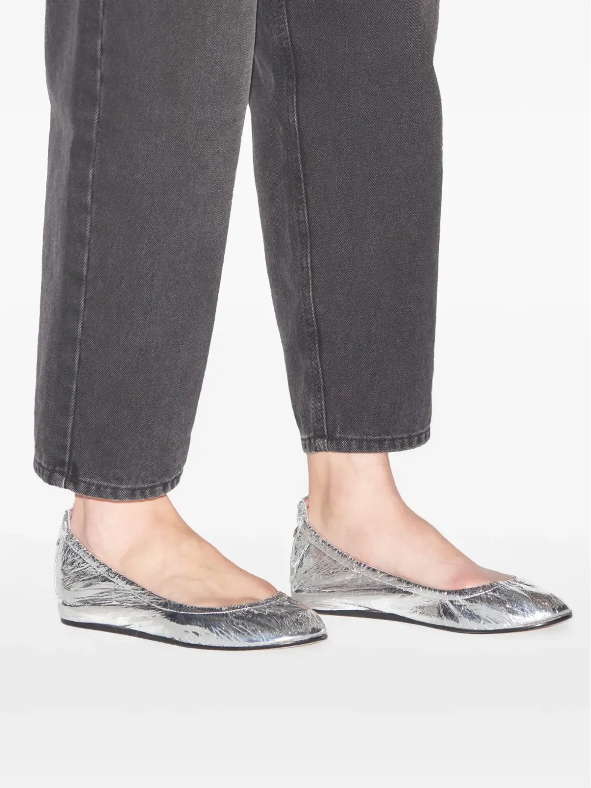 ISABEL MARANT Belna バレリーナシューズ - シルバー - 画像5