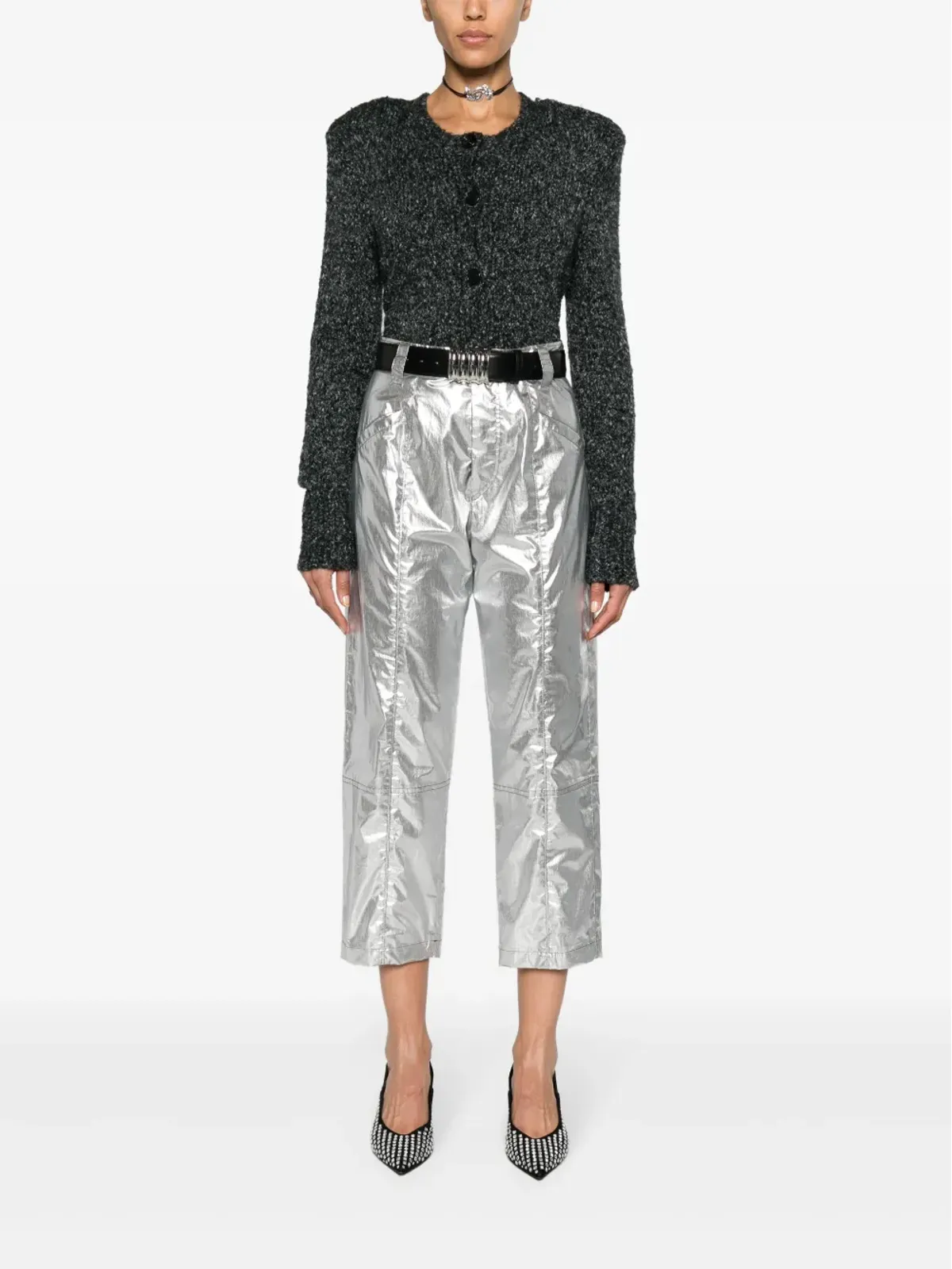 ISABEL MARANT アウド クロップドパンツ - 画像2