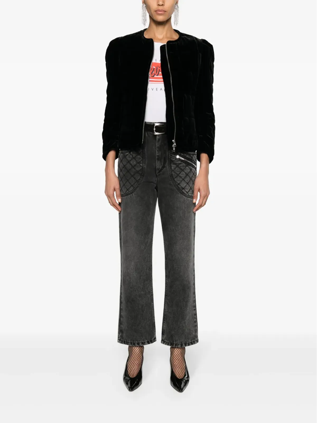 ISABEL MARANT Casandre ストレートジーンズ - グレー - 画像2
