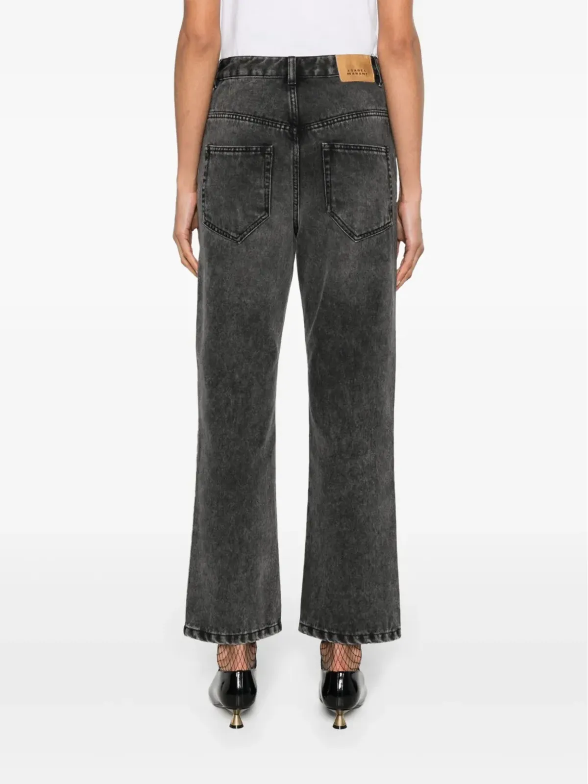 ISABEL MARANT Casandre ストレートジーンズ - グレー - 画像4