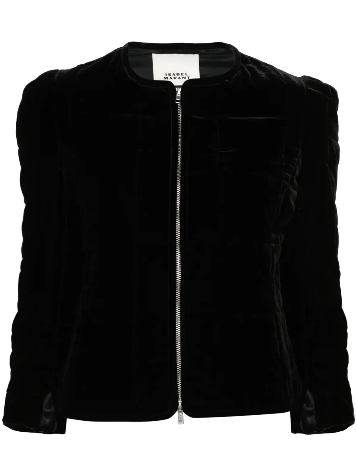 ISABEL MARANT Djanet キルテッドベルベット ジャケット - ブラック - 画像1