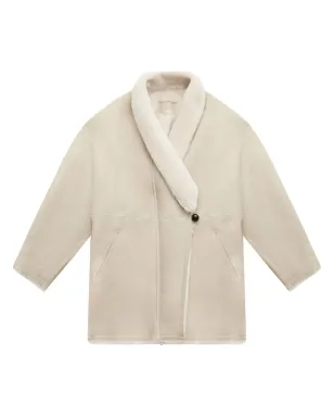 ISABEL MARANT エラノーレ シアリングジャケット - ニュートラルカラー - サムネイル1