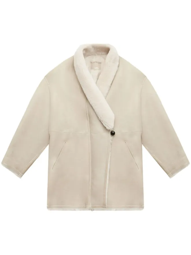 Isabel Marant ISABEL MARANT エラノーレ シアリングジャケット - ニュートラルカラーの商品画像