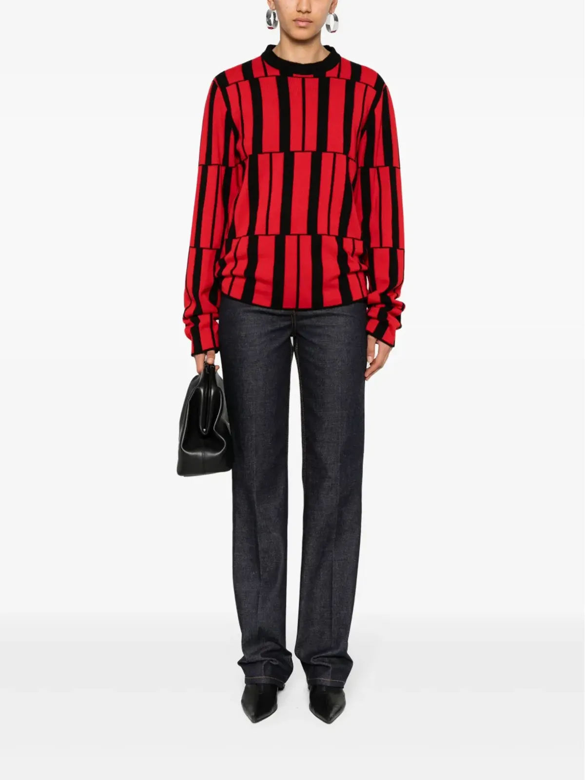 Ferragamo ハイライズ・ワイドレッグジーンズ ブルー - 画像2