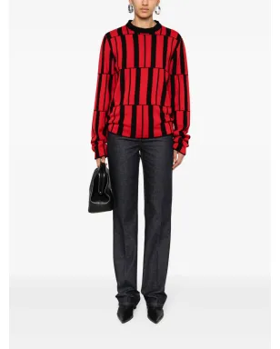 Ferragamo ハイライズ・ワイドレッグジーンズ ブルー - サムネイル2
