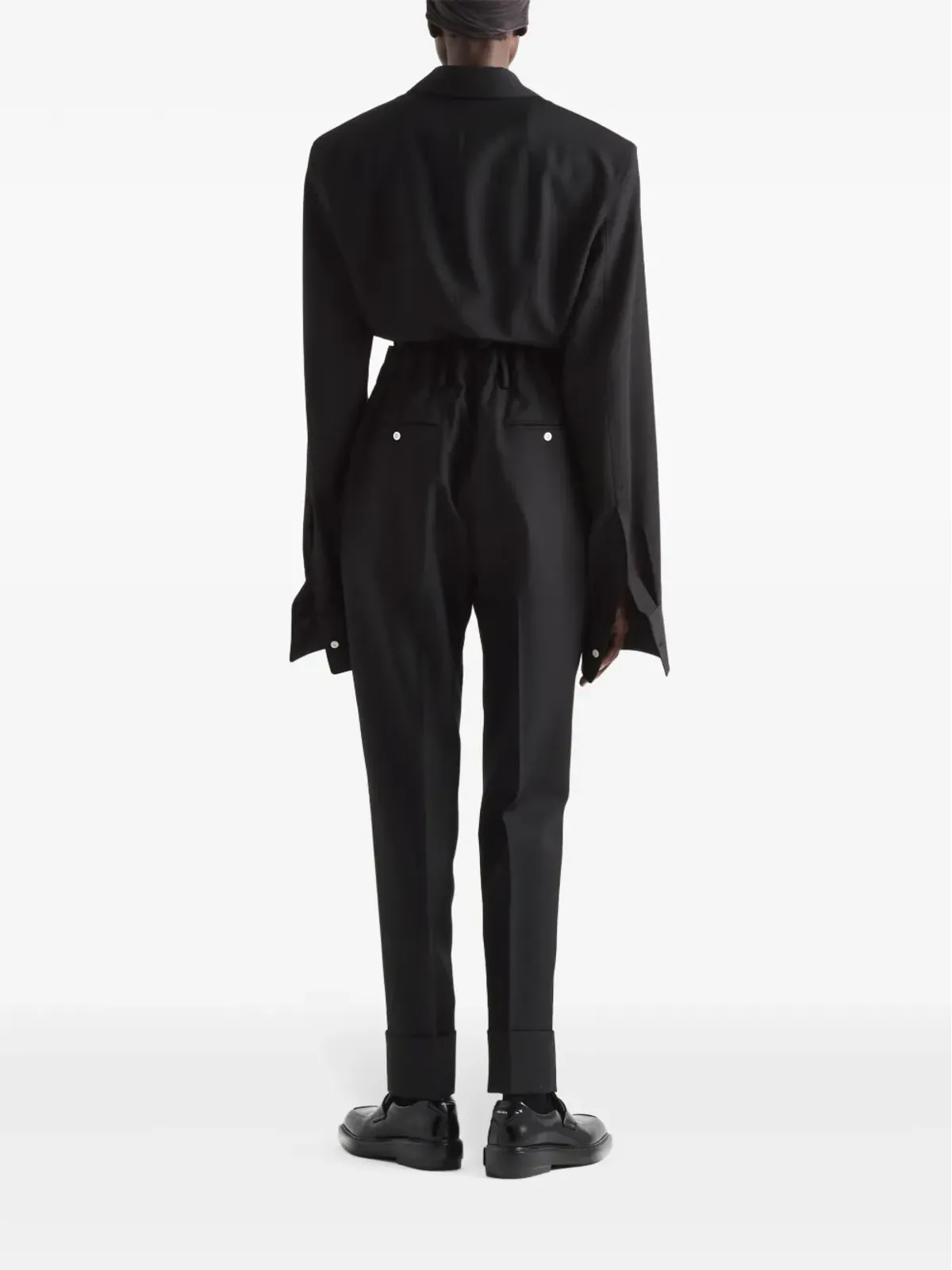 Prada シングルブレストジャケット - ブラック - 画像3