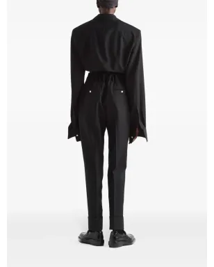 Prada シングルブレストジャケット - ブラック - サムネイル3