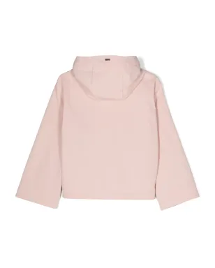 Herno Kids ロゴプレート付きジップアップレインコート - サムネイル2