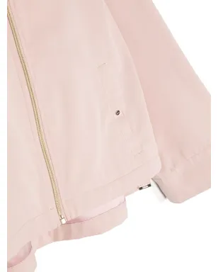 Herno Kids ロゴプレート付きジップアップレインコート - サムネイル3