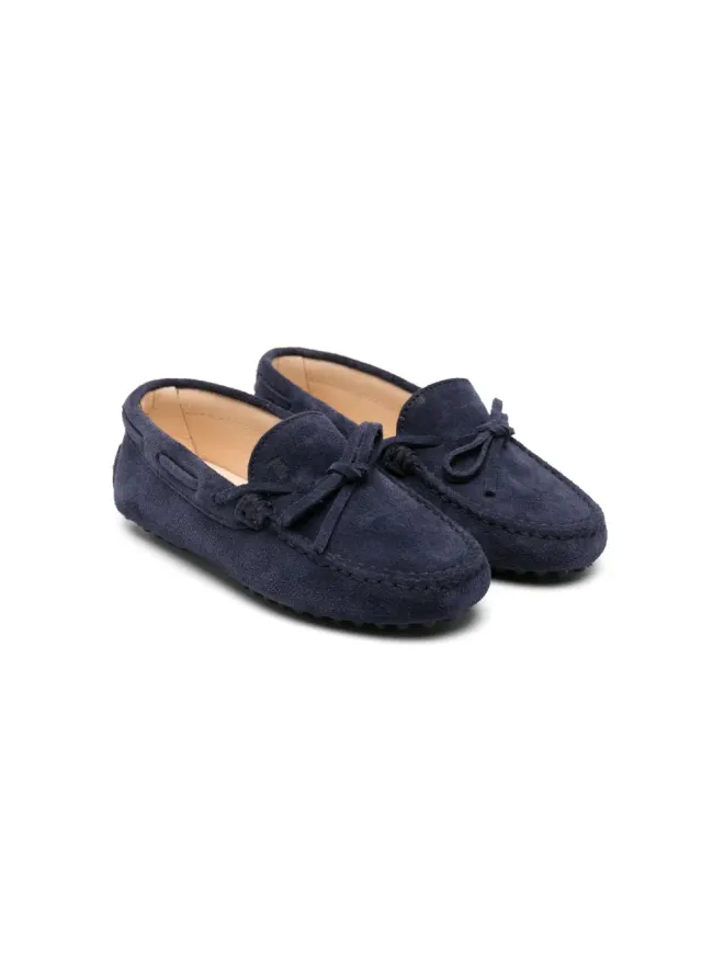 Tod's Kids Tod's Kids タイストラップ スエード ローファーの商品画像