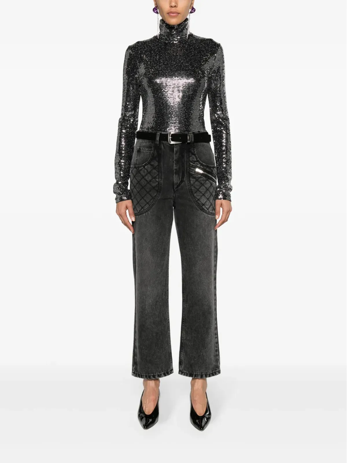 ISABEL MARANT Joyela スパンコールトップ - 画像2