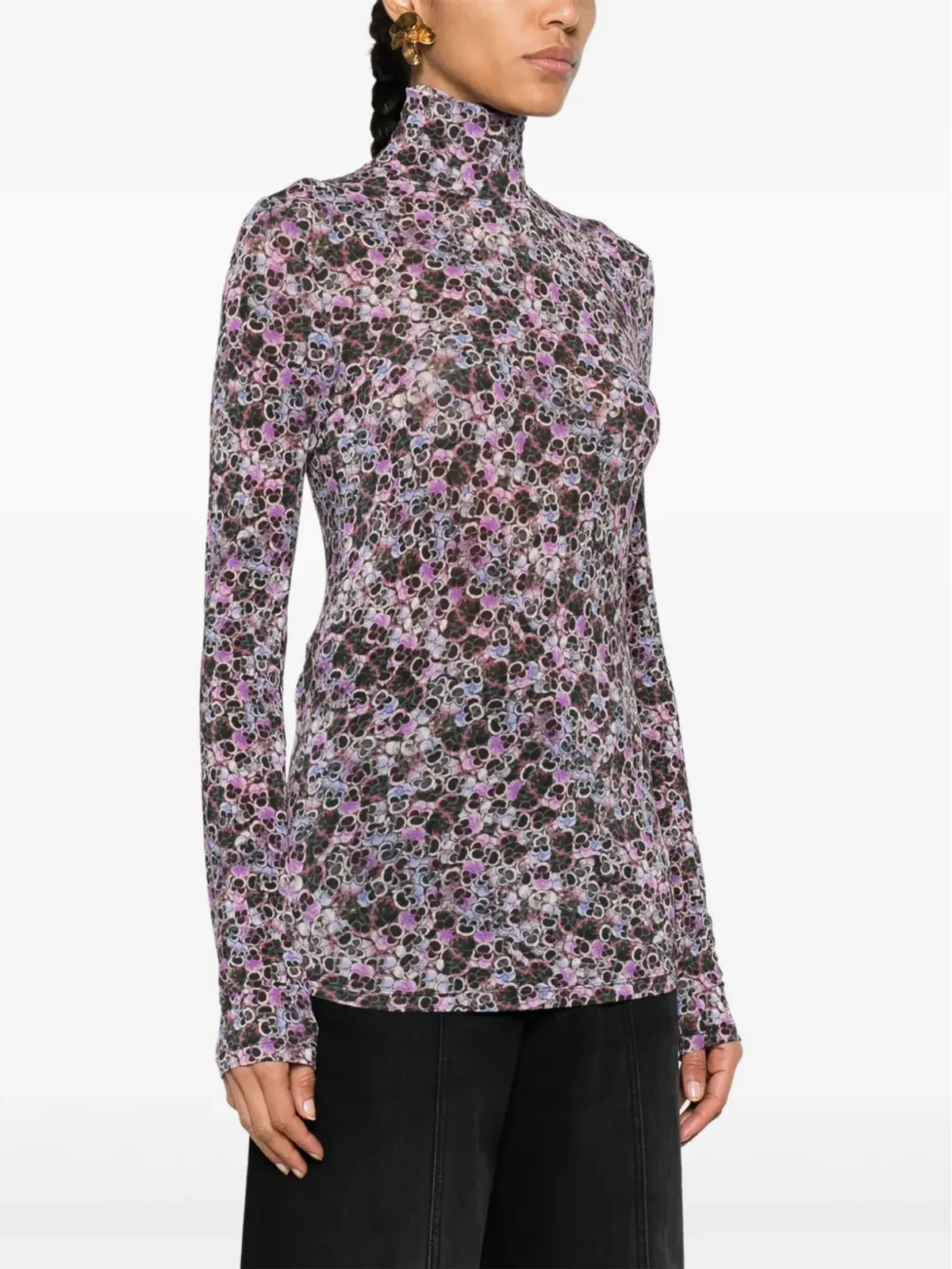 ISABEL MARANT Joyela フラワープリントトップ - 画像3