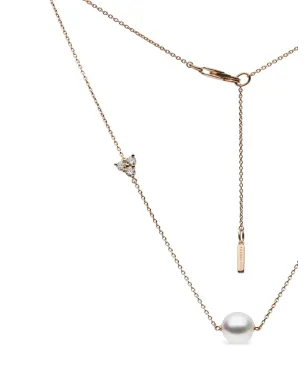 AUTORE MODA Saskia rose gold-vermeil pearl necklace - Pink - サムネイル2