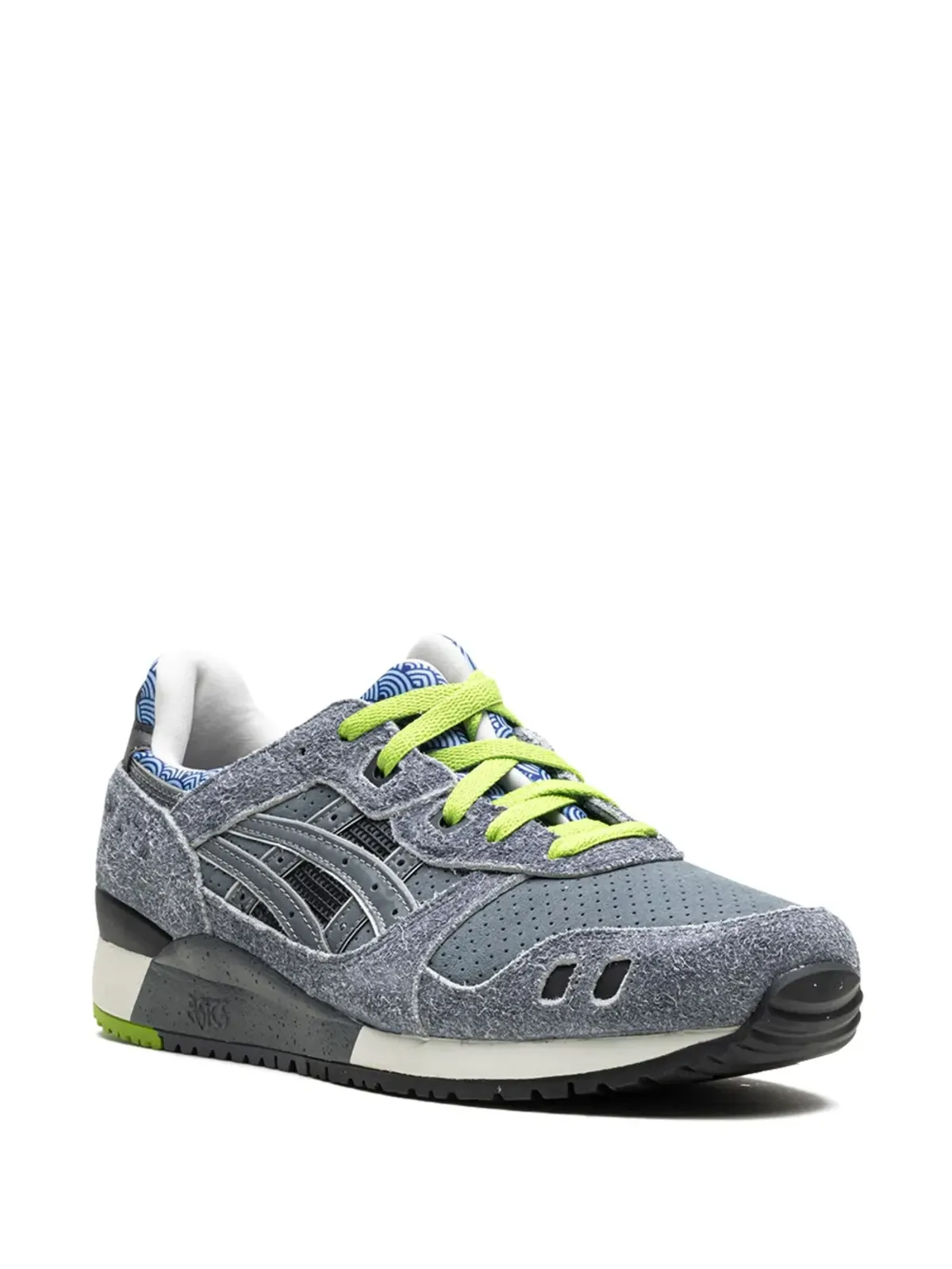 ASICS GEL-LYTE III Nice Kicks Castlerock/Navy/Lime スニーカー - Blue - 画像2
