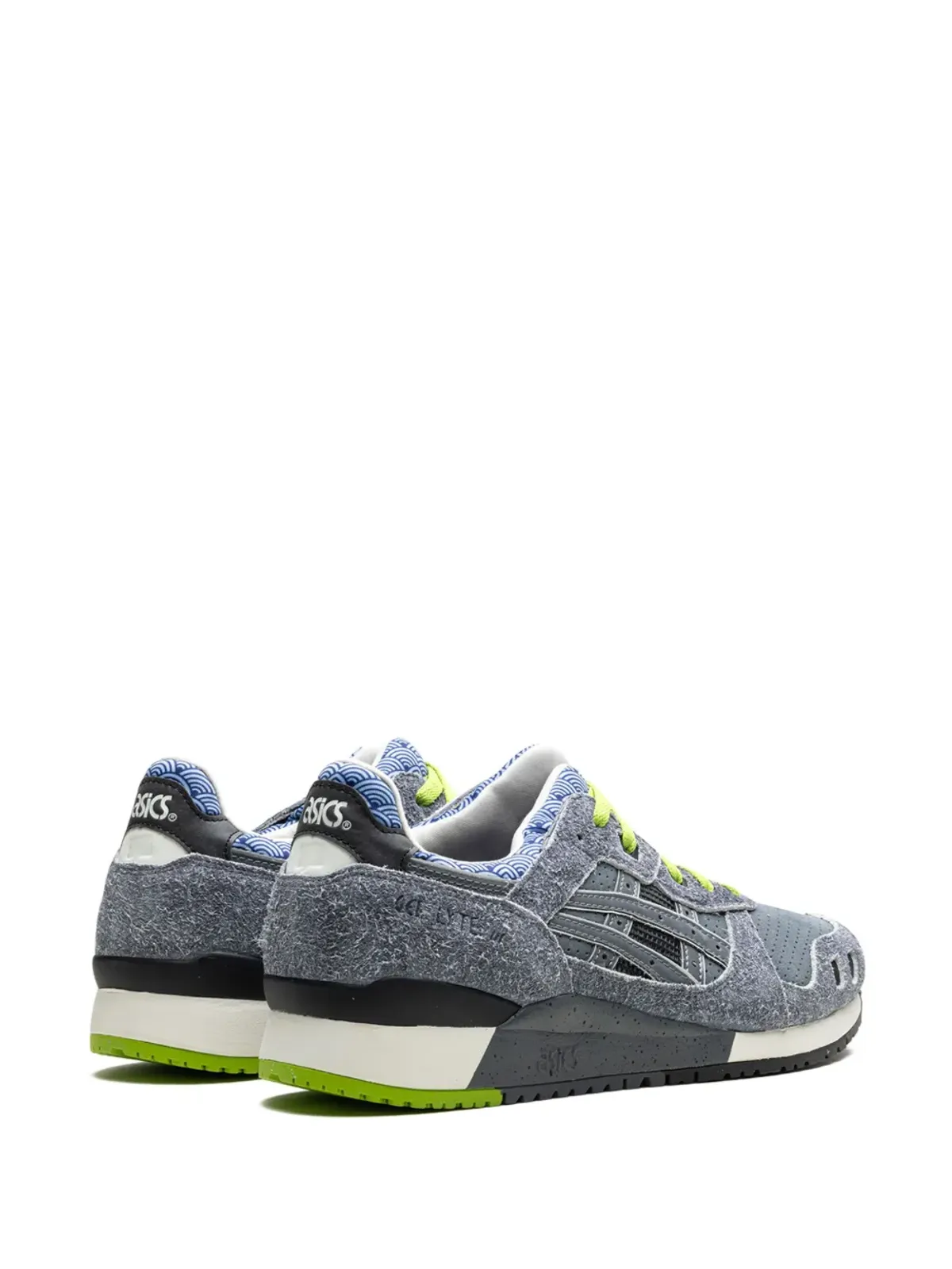 ASICS GEL-LYTE III Nice Kicks Castlerock/Navy/Lime スニーカー - Blue - 画像3