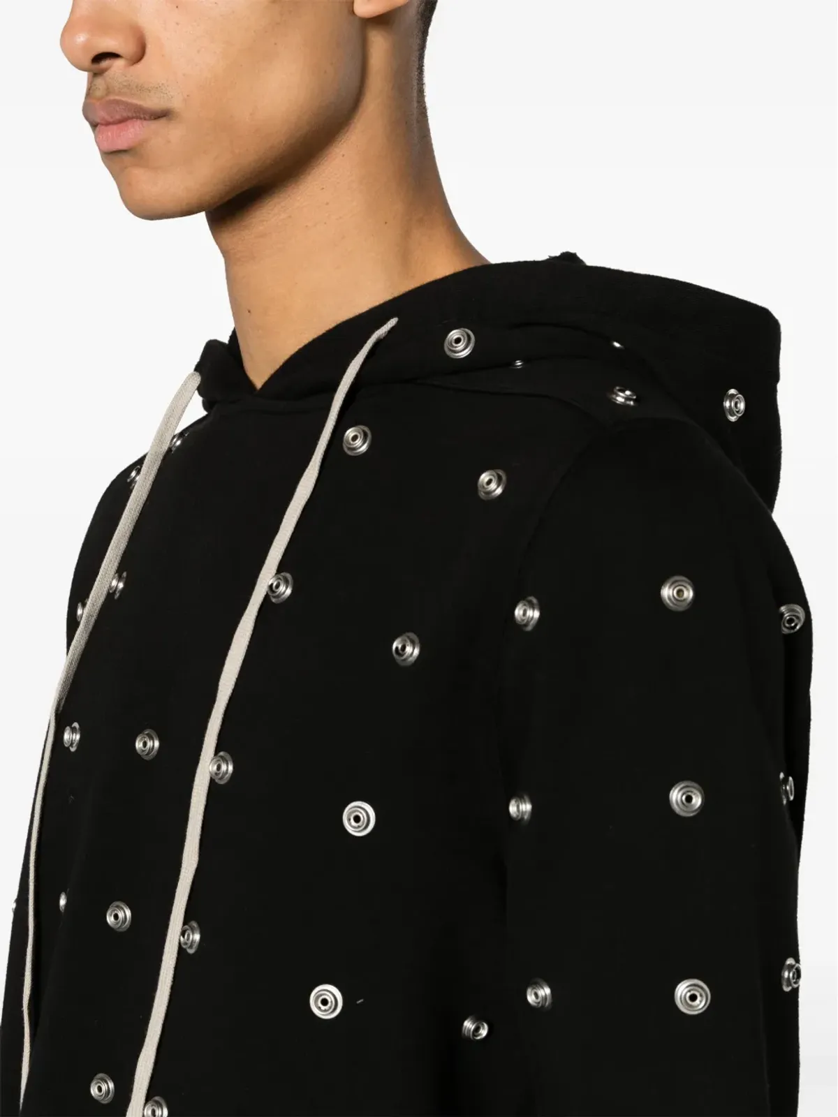 Rick Owens DRKSHDW グランベリー コットン フーディー - 画像5