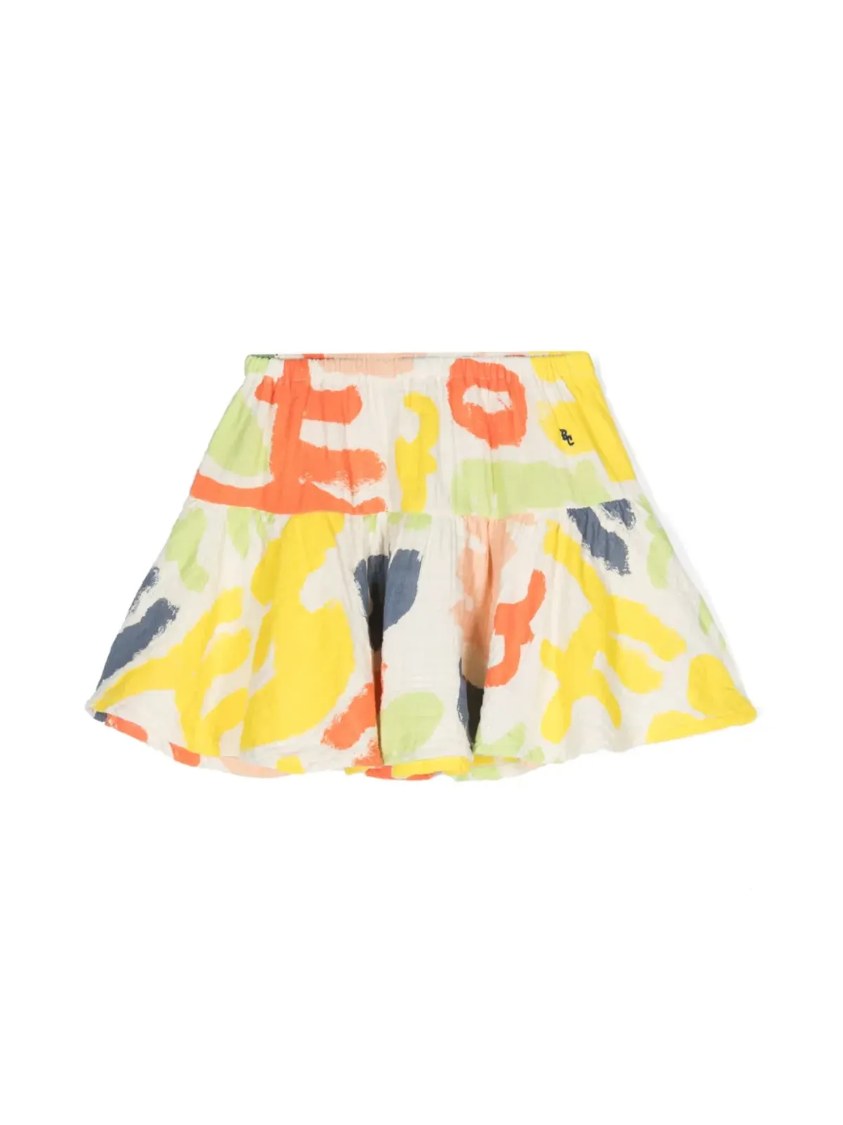 Bobo Choses カーニバル抽象プリントスカート - White - 画像1
