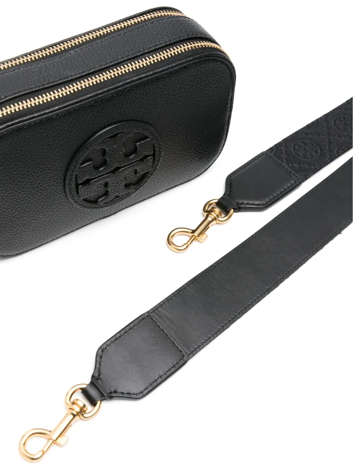 Tory Burch Miller レザー クロスボディバッグ - ブラック - 画像4