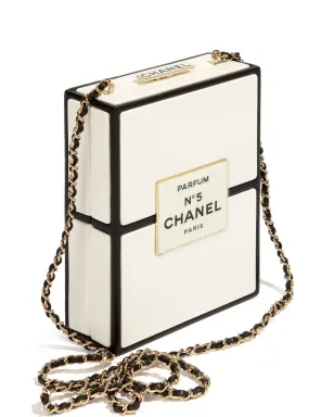 CHANEL ビンテージ 2021 Nº5 パフューム クラッチバッグ ホワイト - サムネイル5