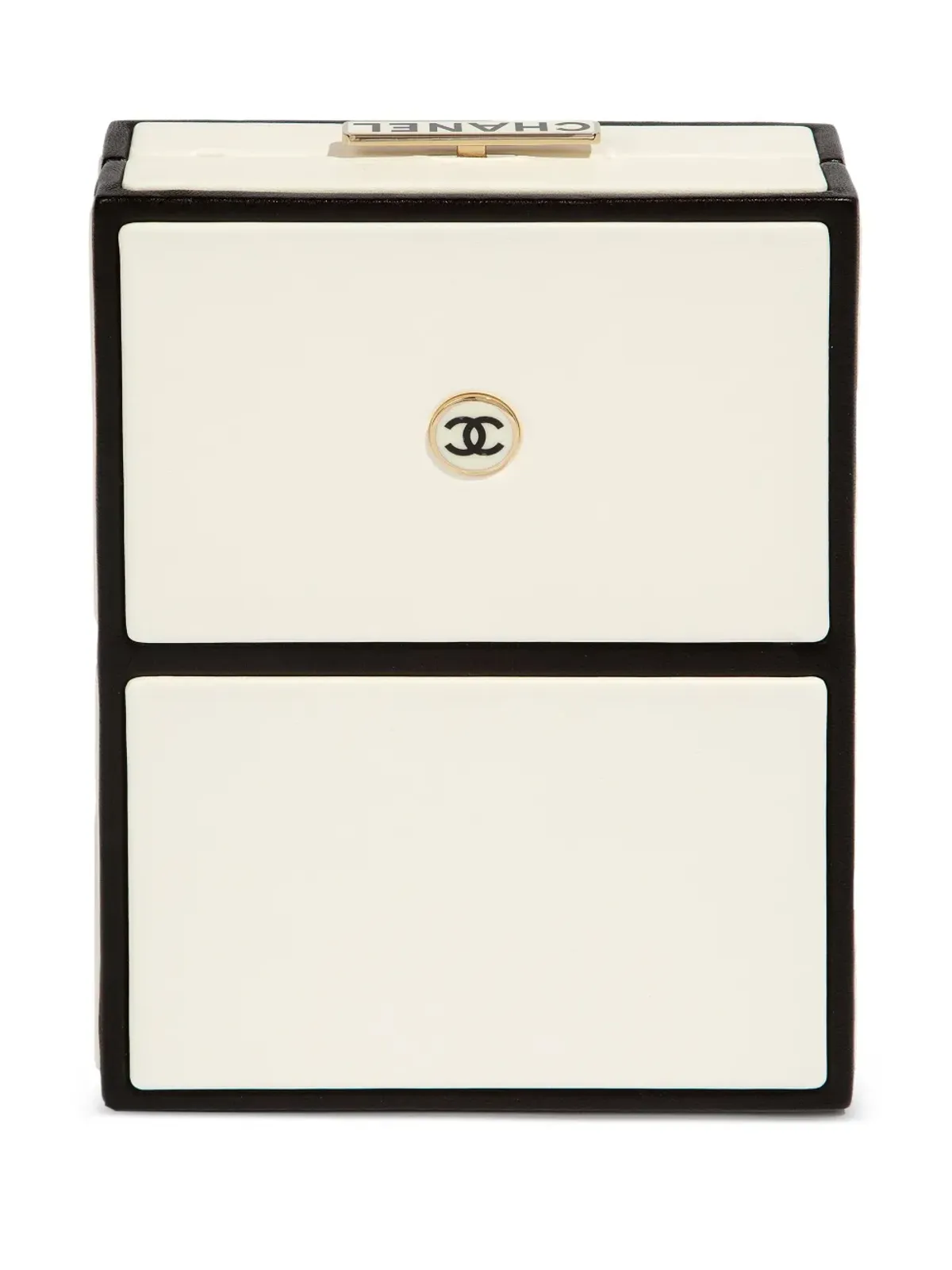 CHANEL ビンテージ 2021 Nº5 パフューム クラッチバッグ ホワイト - 画像2